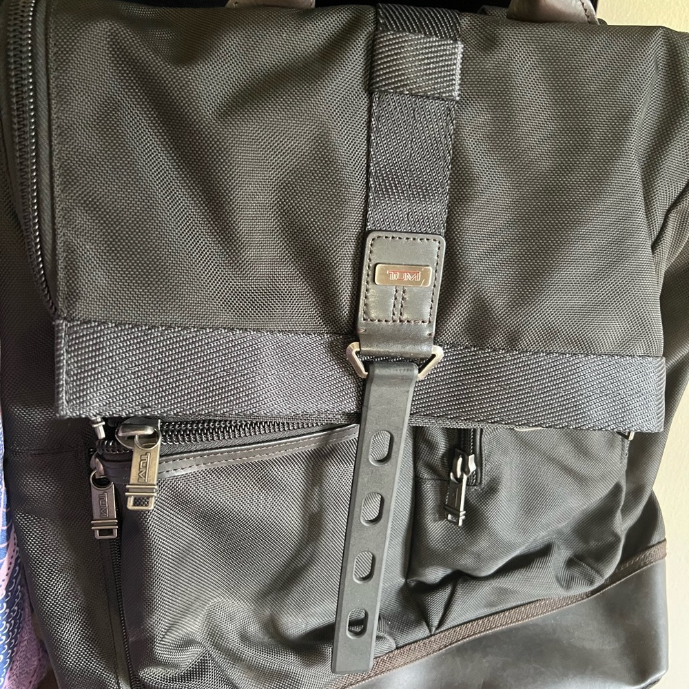 Authentic Tumi Roll Top Lid Backpack Unisex